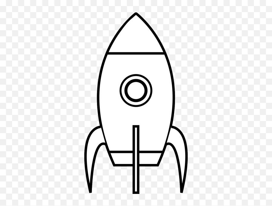 Rocket Clipart Black And White Free Download - Rocket Ship Cut Out Png,Rocket Clipart Png