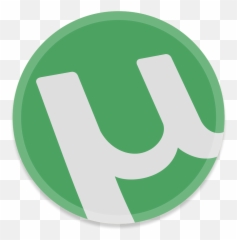 Utorrent 3 Icon Button Ui App Pack One Iconset Blackvariant - Download Utorrent Icon Png,U Icon