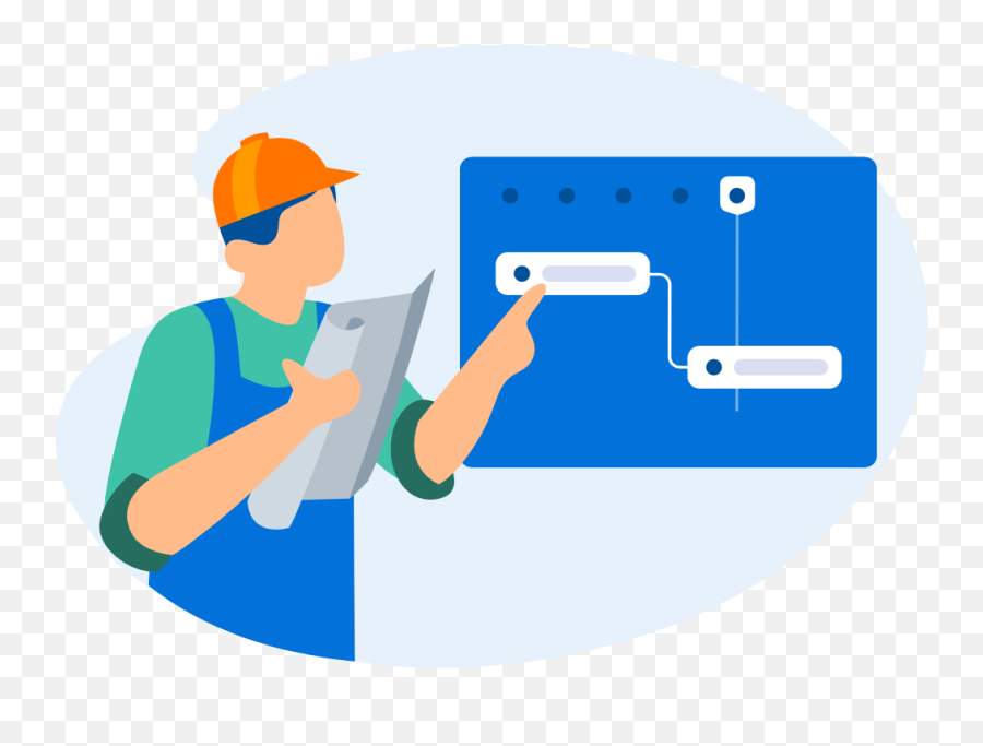 Free Gantt Chart Templates For Project Management In 2021 - Tradesman Png,Icon Chart Templats