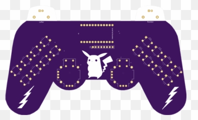 Arduino - Based ATmega32U4 Mouse and Keyboard Controller Metal Dots Black Background png
