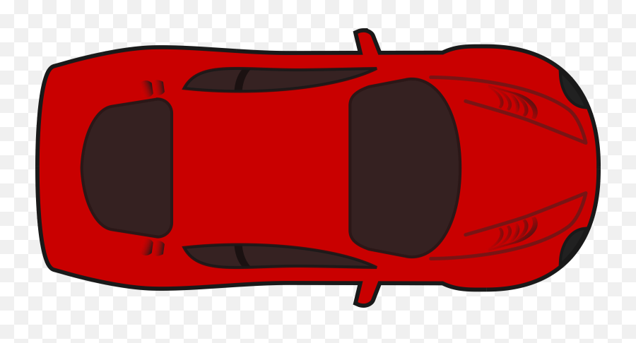 Red Sports Car Top View Clip Art - Vector Clip Race Car Top Down Clip Art Png,Top Png