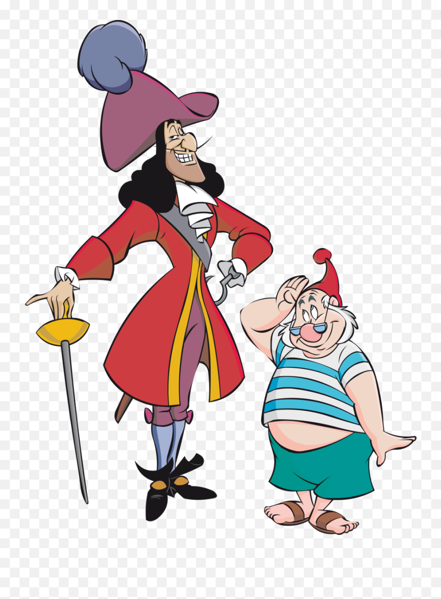 Captain Hook Transparent Png Mart - Captain Hook Smee Peter Pan,Tinkerbell Transparent