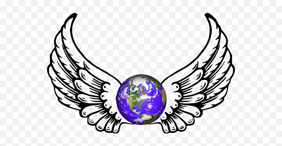 Wings Clipart Earth - Angel Wings And Halo 600x387 Png Transparent Background Angel Wings Clipart Png,Angel Halo Png