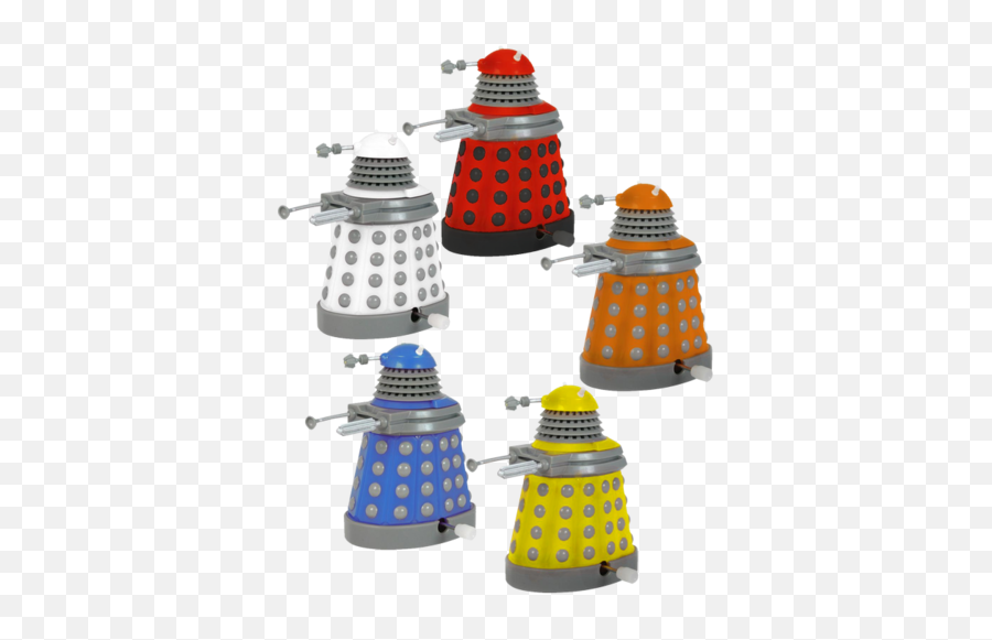 Doctor Who Dalek Wind Up 5 Pack Png