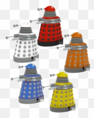 Doctor Who Dalek Wind Up 5 Pack Png