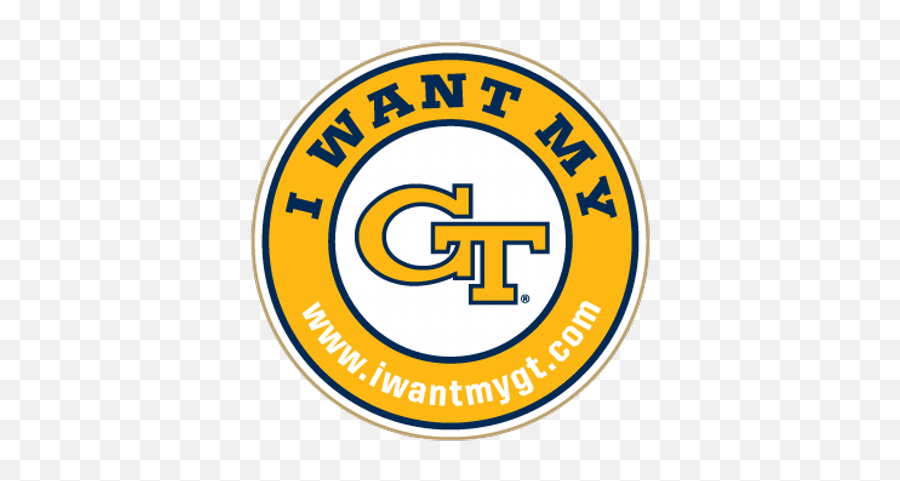 I Want My Gt - Circle Png,Georgia Tech Yellow Jackets Logo