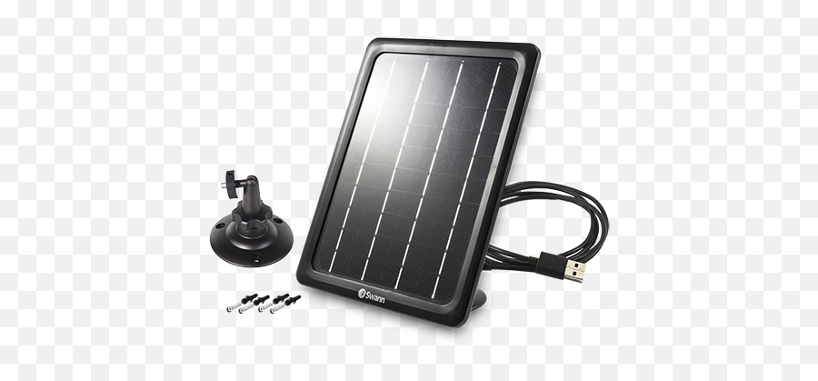 Outdoor Solar Panel For The Smart Security Camera - Swann Camera Solar Panel Png,Solar Panels Png