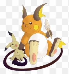 Raichu Mimikyu Sadayoshi Entertainment - Raichu And Mimikyu Png,Raichu Png