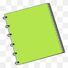 Notebook And Pencil Clip Art - Spiral Pad Clipart Png