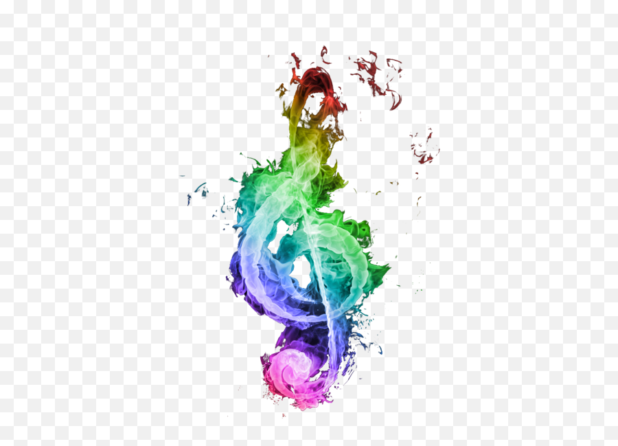Download Smokey Music Note - Green Musique Clear Background Png,Smokey Png