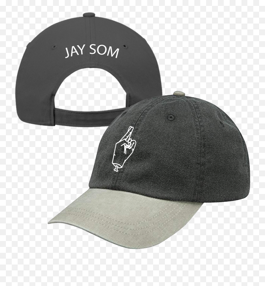 Jay Som - Fingers Crossed Hat Black Baseball Cap Png,Fingers Crossed Png