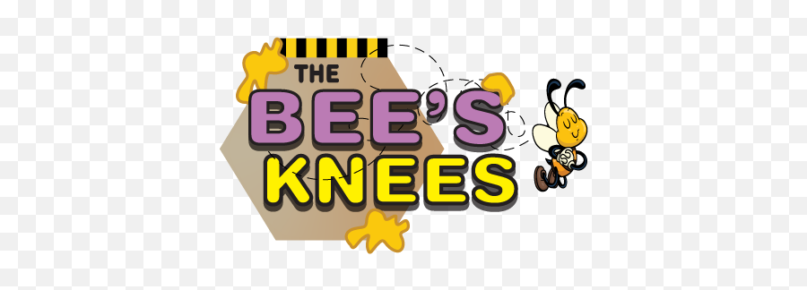 The Beeu0027s Knees Muncie Novelty - Graphic Design Png,Transparent Bees