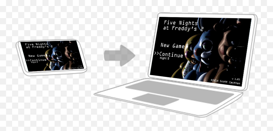 Five Nights - Geometry Dash World Laptop Png,Five Nights At Freddy's Png