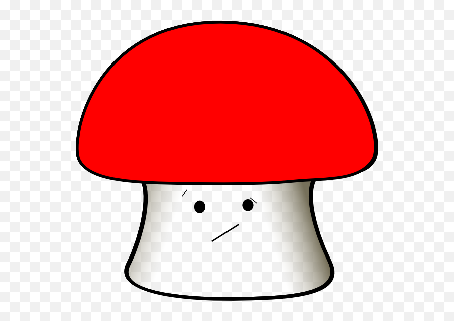 Common Mushroom Clip Art - Confused Png Download 600556 Angry Mushroom Clipart,Confused Png