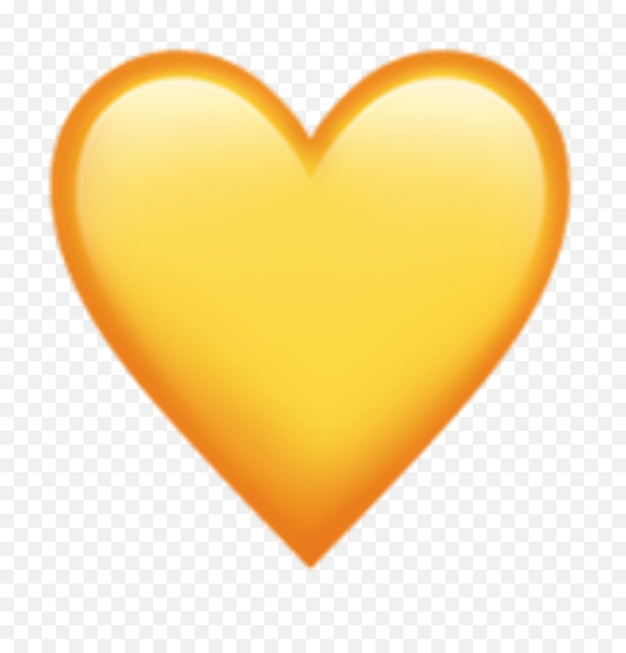 Hearts Emoji Png - Yellow Heart Emoji Transparent Background,Emoji Hearts Transparent