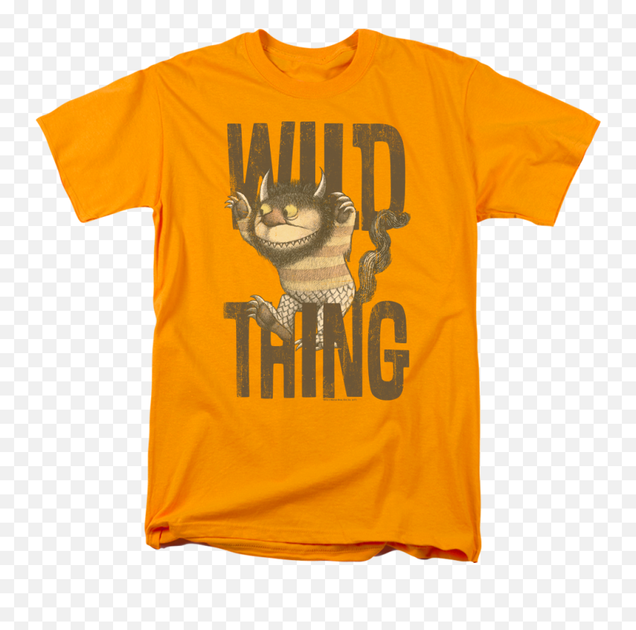 Moishe Where The Wild Things Are Orange T - Shirt T Shirt Teen Titans Go Png,Where The Wild Things Are Png