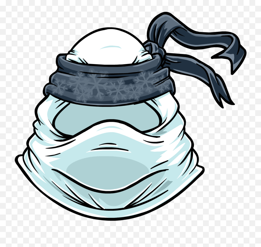 Club Penguin Card Jitsu Nieve Clipart - Club Penguin Card Jitsu Nieve Png,Ninja Mask Png