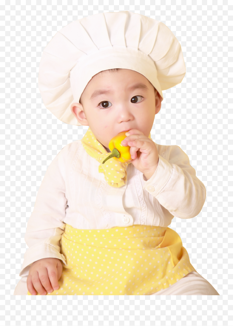Little Cute Child In Costume Of Cook Png Image - Purepng Asian Baby Chef,Cook Png
