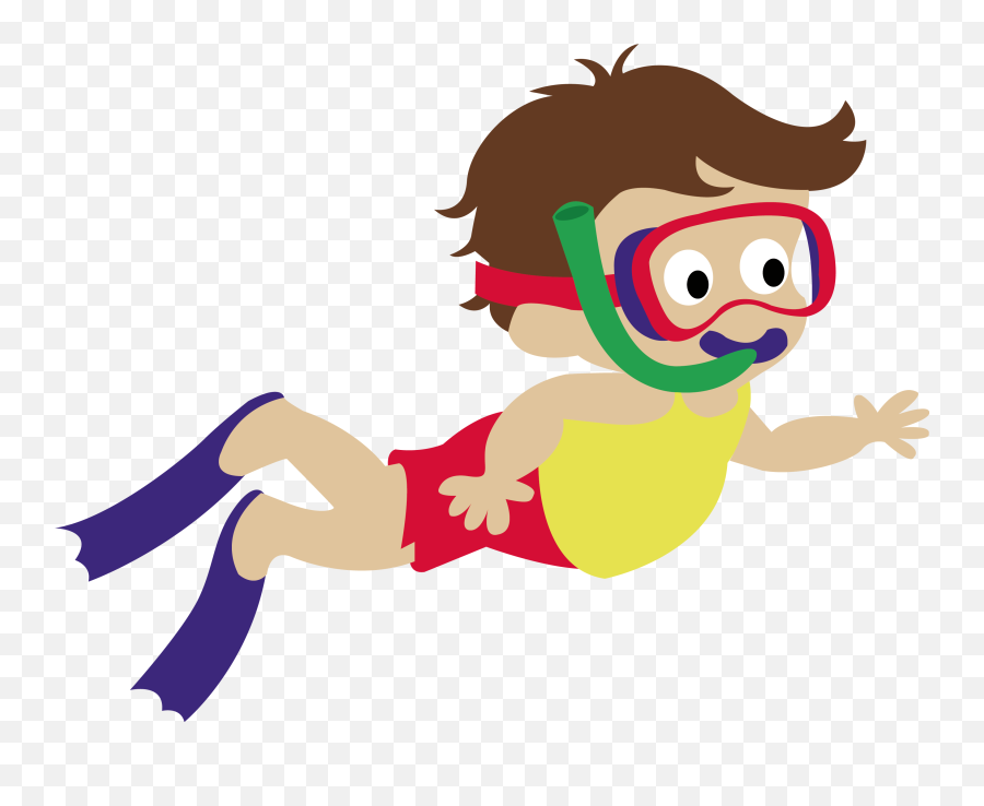 Clipart Boy Swimming Png