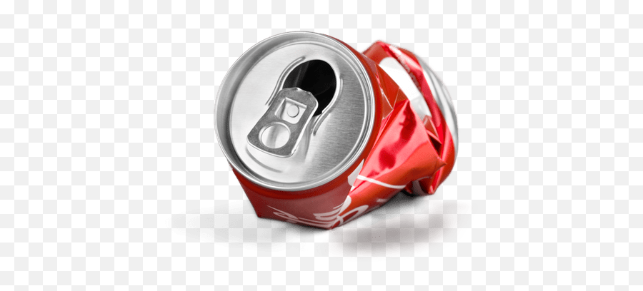 Coca Cola Crushed Can Front View Transparent Png - Stickpng Crushed Coke Can Png,Coca Cola Can Png
