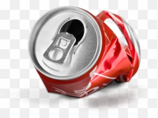 Coca Cola Crushed Can Front View Transparent Png - StickPNG Coke Png
