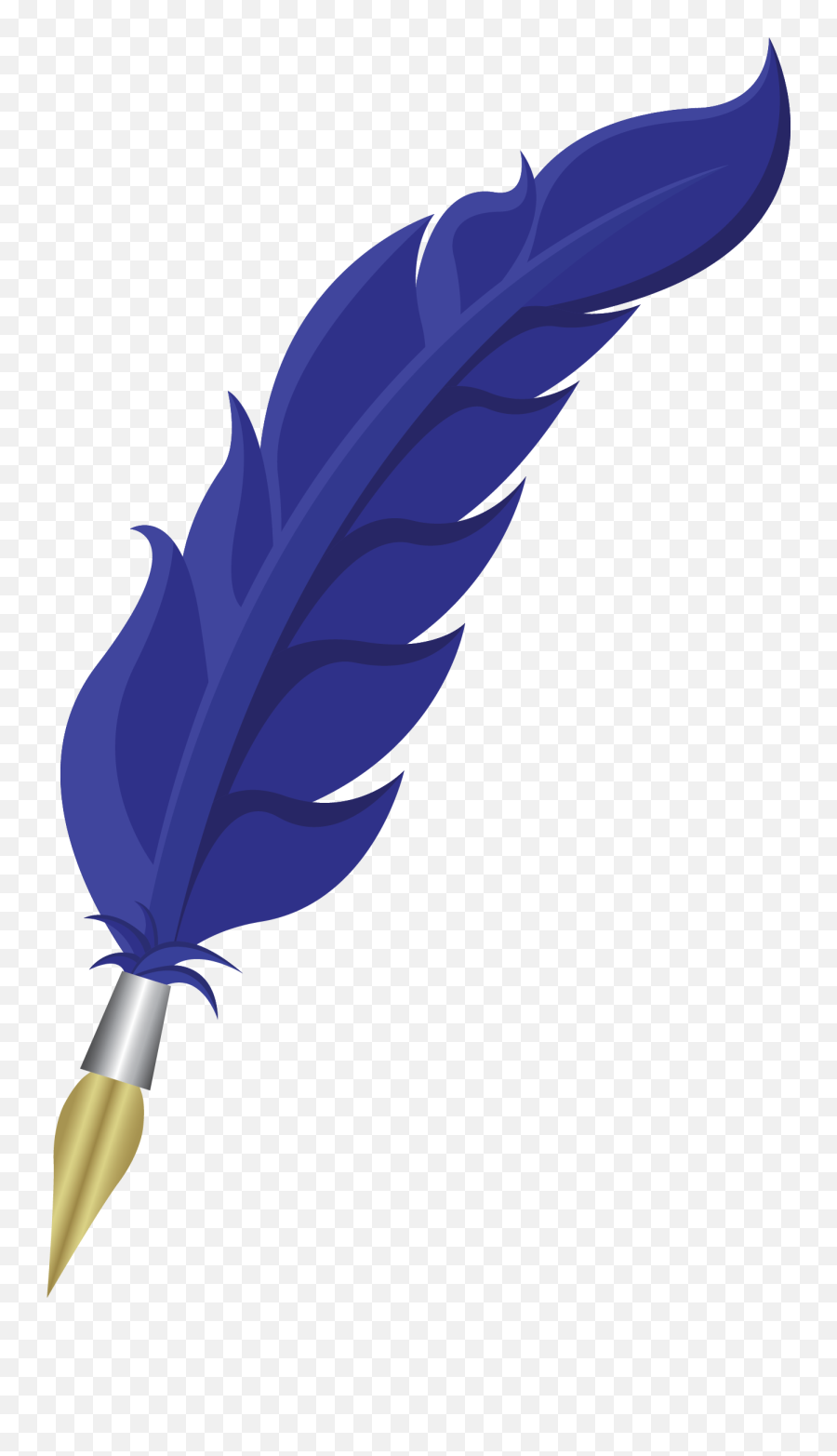 Download Hd Feather Quill Pen And Ink Pot Transparent Png - Quill Feather Pen And Ink Transparent Background,Quill Png