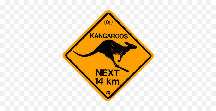 Corporate Road Signs - Australian Road Signs Animals Png,Kangaroo Logo
