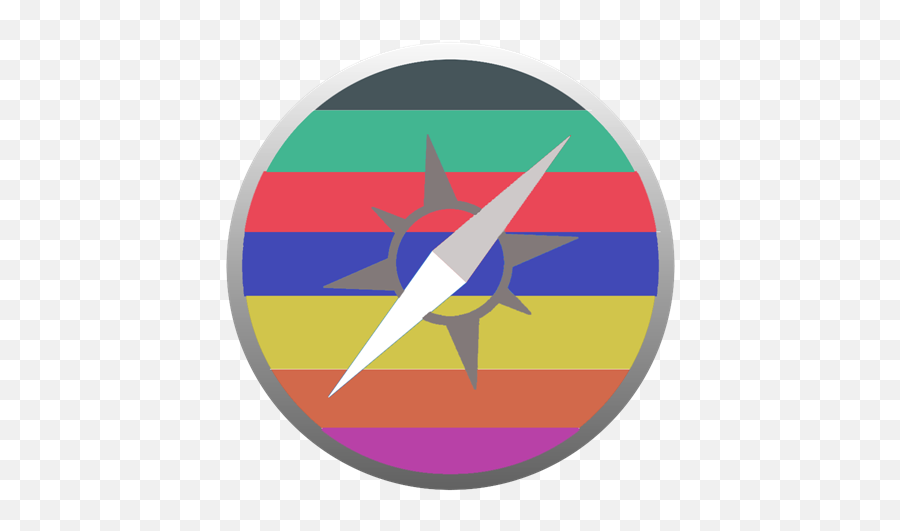 Safari Icon 1024x1024px Png - Rainbow Safari App Icon,Safari Logo Aesthetic