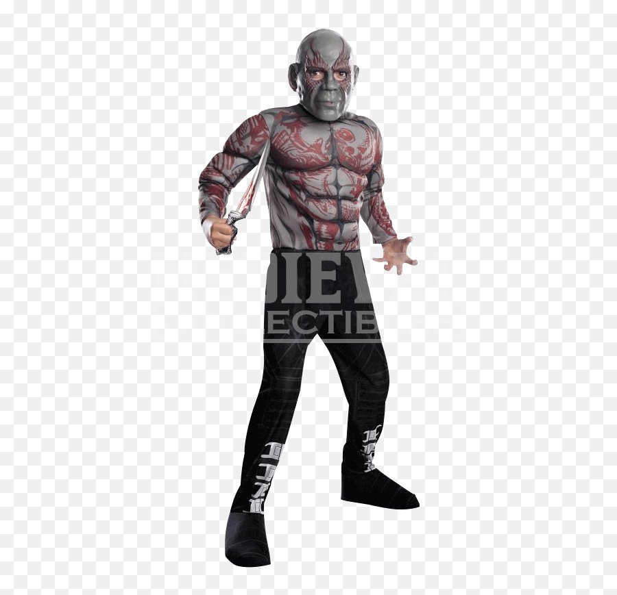 Kids Deluxe Drax The Destroyer Costume - Galaxy Of The Guardians Costumes Png,Drax Png