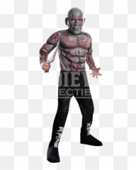 Kids Deluxe Drax The Destroyer Costume - Galaxy Of The Guardians Costumes Png,Drax Png