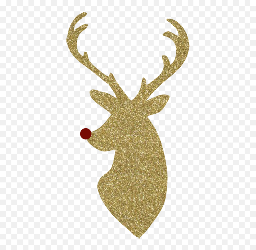 Reindeer Silhouette Rudolph Red Deer - Deer Png Download Oh Deer Christmas Is Here,Rudolph The Red Nosed Reindeer Png