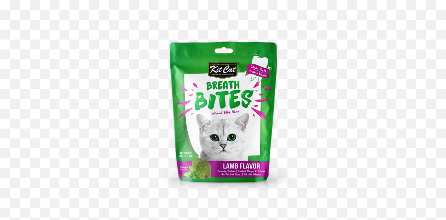 Kit Cat Breath Bites Lamb Treats - 60g Kit Cat Breath Bites Salmon Png,Transparent Cat