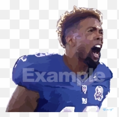 Odell Beckham Jr Sketch - Player Png,Odell Beckham Jr Png