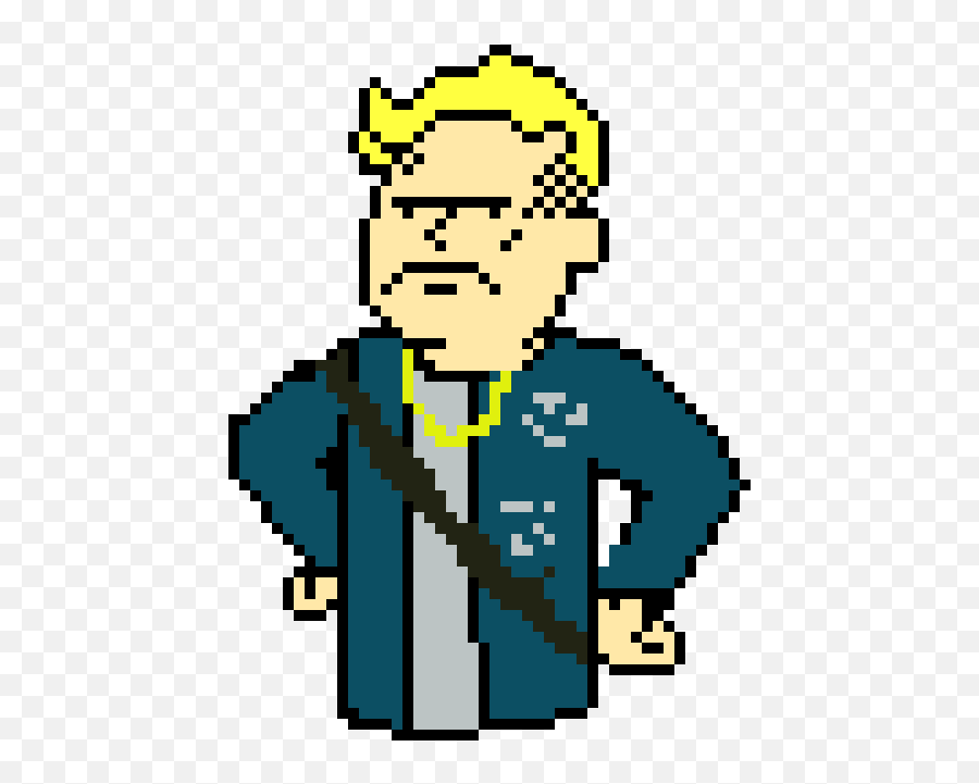 Dirtbag Vault Boy Pixel Art Maker - Gif Vault Boy Animated Png,Vault Boy Transparent