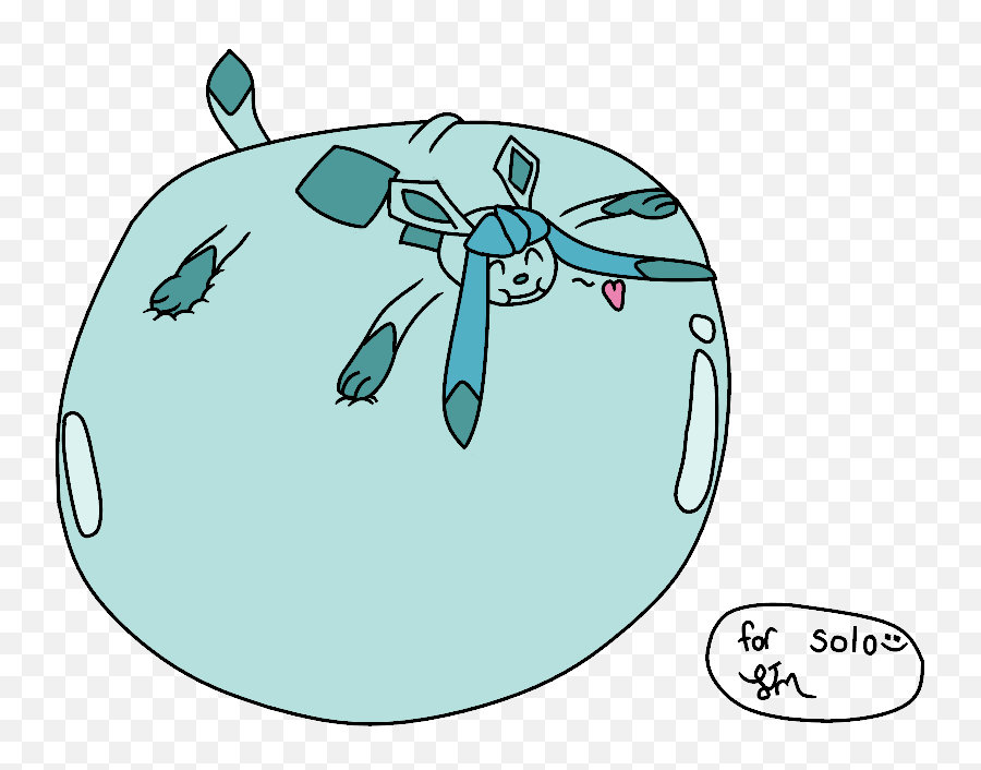 Inflated Glaceon U2014 Weasyl - Dot Png,Glaceon Transparent
