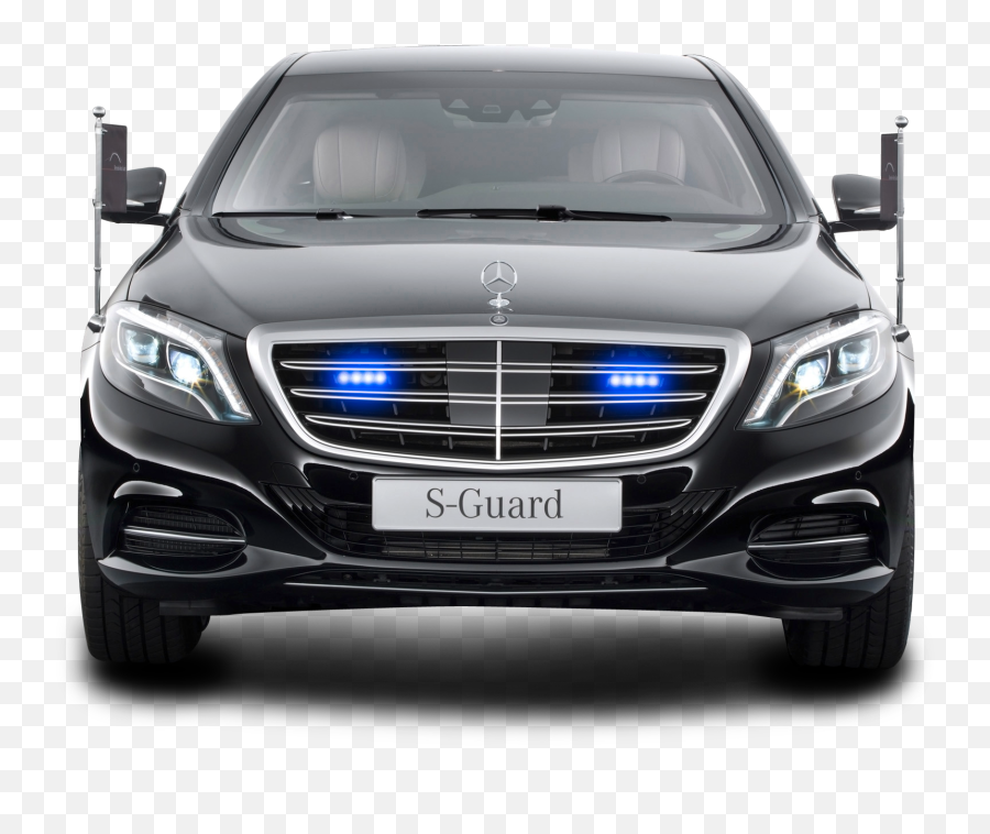 Mercedes Benz S 600 Guard President Black Car Png Image - President Car Png,Guard Png