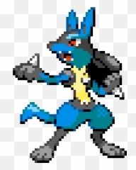 Pixilart - Fictional Character Png,Lucario Transparent