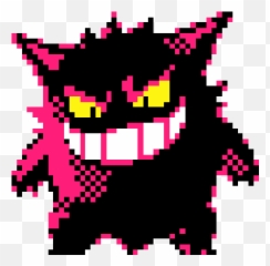 Top Haunter Gengar Stickers For Android - Pokemon Crystal Sprite png