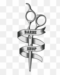 Logo Hair Care Scissors Png Image