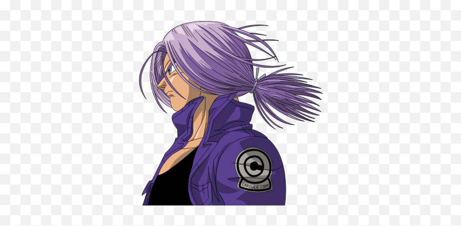Future Trunks With Long Hair - Long Hair Future Trunks Png,Future Trunks  Png - free transparent png images 