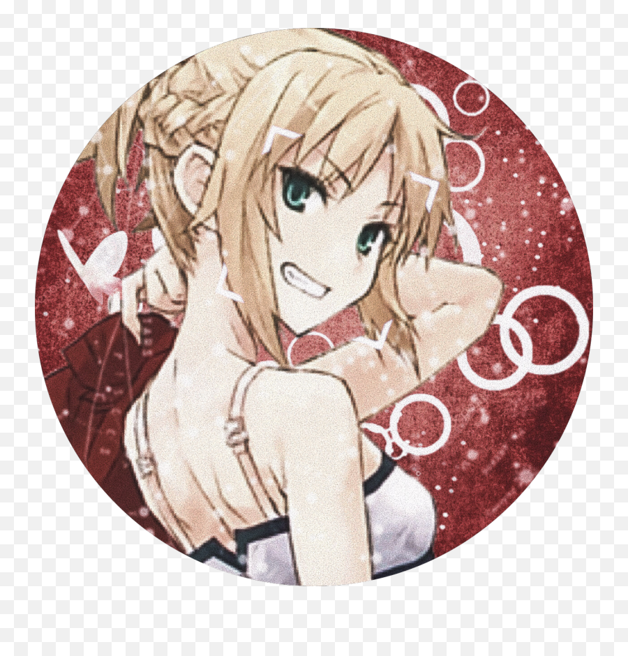 Mordred Pendragon Fateseries Sticker - Girly Png,Saber Fate Icon