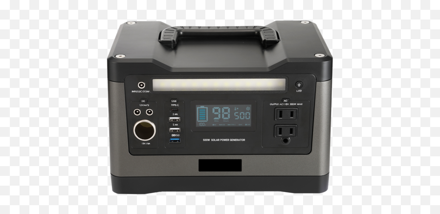 Kosta 500w Portable Solar Generator - Fax Png,Solar Power Generator Icon