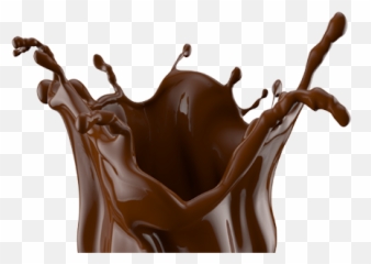 Download Hd Chocolate Milk Splash Png - Melted