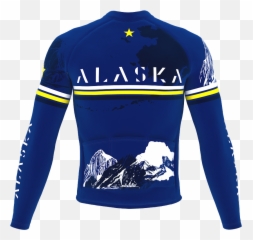 Scudopro Thermal Long Sleeve Cycling Jersey Alaska Usa - png