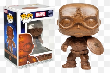 Marvel Funko Pop Captain America Wood Deco Pre - Order Captain America Wood Pop Png,Captain Price Png