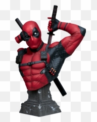 Marvel Comics Deadpool Bust 13 Scale Statue By - Sideshow png