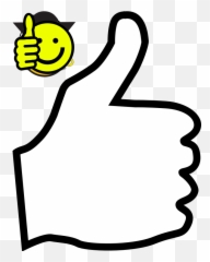 Thumbs Up Icon Outline - Openclipart Outline Transparent Up Icon Png