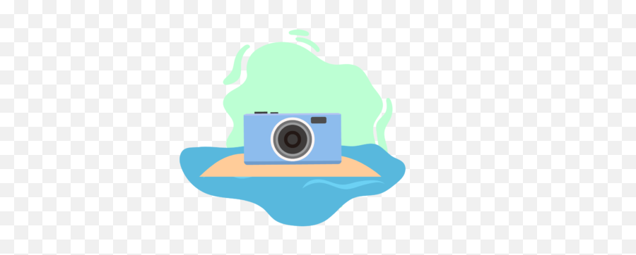 Summer Icon Camera In Island Graphic By Pigeometric - Mirrorless Camera Png,Phone App Icon Aesthetic