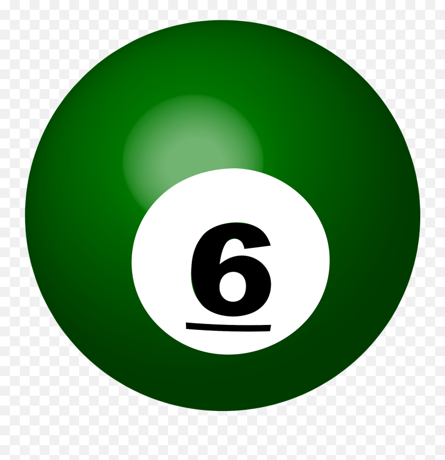 Pool Ballnumber 6sphereballgame - Free Image From Billiard Ball Number 6 Png,Cue Ball Png