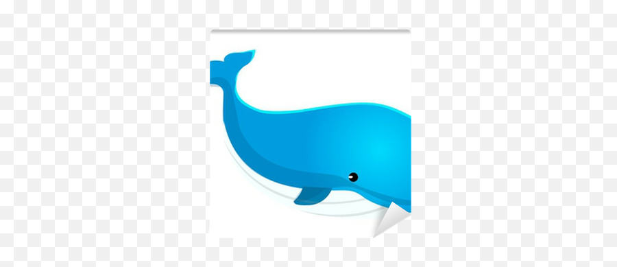 Wall Mural Vector Icon Whale - Pixersus Bottlenose Dolphin Png,Whale Icon